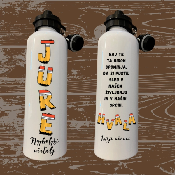 Personaliziran alu bidon 750 mL